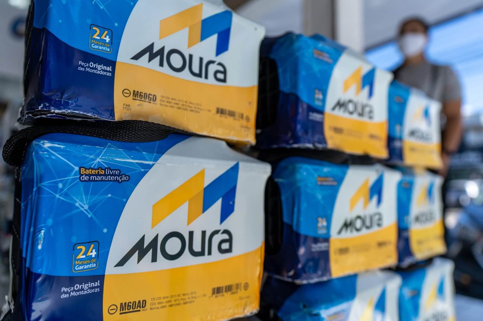Baterias Moura na Drive Pro Auto Center